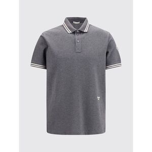 Moncler Polo Shirt Men Grey